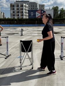 Inauguracyjne zajęcia pickleballa na Torze Stegny