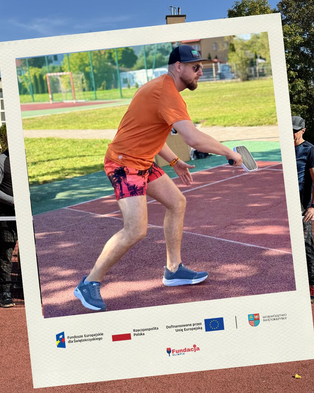 Trening techniczny pickleballa na korcie